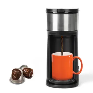 Multifunctional Home Use Coffee Machine K Cup Capsule Coffee Maker with US Plug Plastic Housing