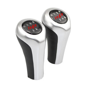 Poignée de levier de vitesses manuelle BMW, argent noir, 5 ou 6 vitesses, alliage d'aluminium, logo personnalisé, design ergonomique - Product Image 4