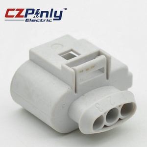 1J0973723, <span class=keywords><strong>3</strong></span> Way 2.8 Mm, 1-Row, Coding I Sealed Female Electrical Connectors Ct-03 For Vw Audi Skoda Saab - Product Image 4