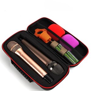 Estuche de EVA para Micrófono Inalámbrico Dual Personalizado, Bolsa de Almacenamiento de EVA para Micrófono Dual Portátil con Asa de Transporte para <span class=keywords><strong>Karaoke</strong></span> - Product Image 1