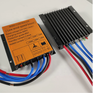 Máy phát điện năng lượng thay thế mini Trung Quốc 12V 24V 500W, tua bin gió đứng gia dụng - Product Image 5