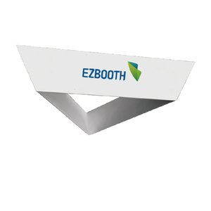 Bannière <span class=keywords><strong>de</strong></span> plafond suspendue <span class=keywords><strong>facile</strong></span> à assembler, fourniture d'usine, bannière d'exposition pour salon professionnel - Product Image 1
