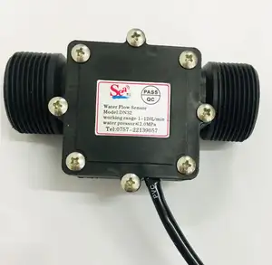 DN32 su akış ölçer debimetre salonu sensörü anahtarı sayaç akış cihazı DN32 1-120L/min 1.25 su sensörü desteği BOM