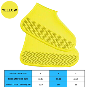 Venta al por Mayor de 1 Par de Cubrezapatos de Goma para Lluvia, para Uso en Exteriores, Cubiertas de Zapatos Impermeables de Silicona, para Días Lluviosos, Reutilizables y Antideslizantes - Product Image 2
