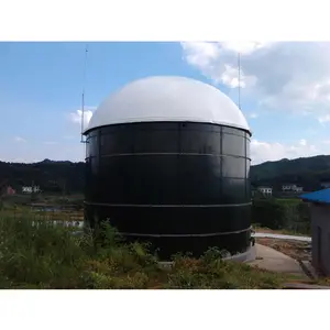 Reattore anaerobico a Biogas o serbatoio in acciaio imbullonato per il trattamento dei rifiuti organici delle acque reflue del letame di fanghi