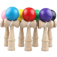 Yuglow Kendama Skill Ball Mainan Olahraga Luar Ruangan Anak-anak Dewasa Peralatan Latihan Sensorik Bola Lempar Tangkap