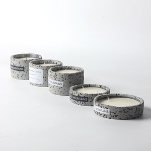 Blue Mountains Cement Candle Cup Soy Wax Handmade Aromatic <b>Diffuser</b> Home Decor 11x7cm 3.5x14cm 3.5x12cm - Product Image 3