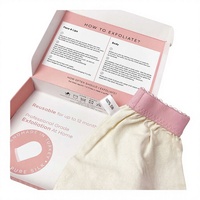 Sarung Tangan Mandi Eksfoliasi Bentuk Bunga dari Sutra Mentah Mulberry Spa Body Cocoon NHD Custom 100% Murni