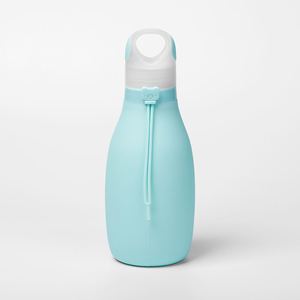 Bouteille d'eau pliable réutilisable sans BPA en silicone, bouteilles d'eau pliables réutilisables pour les voyages, la salle de sport, le camping, la randonnée - Product Image 5