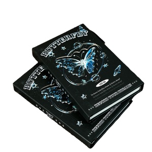 Dream Liquid Butterfly Series Portable Tri-fold Notebook Diario Record Book Cross-border Venta caliente productos kawaii - Product Image 1