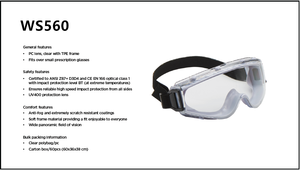 Lunettes de sécurité sans monture anti-buée WELTA, robustes, certifiées CE EN16321 et ANSI Z87.1, verres en polycarbonate, protection oculaire personnelle - Product Image 6