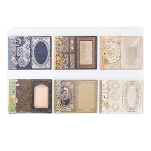 20 libri in materiale pz/pacco serie museo in pizzo Vintage pizzo manuale materiale fatto da te sottolineatura decorativa - Product Image 5