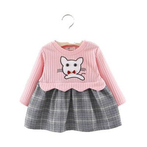 Modern Kids Wear Long African Hand Work Frock Dangri Design in Dresses Styles Names Halloween Costumes - Product Image 1