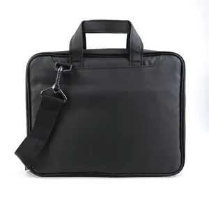 حقيبة يد للكمبيوتر المحمول مخصصة بالجملة لرجال الأعمال حقيبة جلدية محمولة ذات سعة كبيرة حقيبة ناعمة