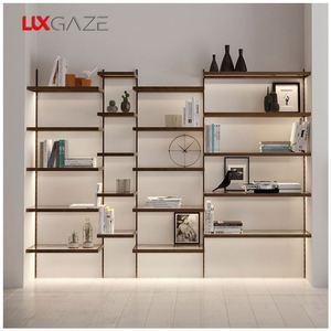 Led Light Float Wall <b>Bar</b> Grocery Store Display Store Retail Shelf, Display Shelf <b>for</b> Retail Store Clothing - Product Image 1