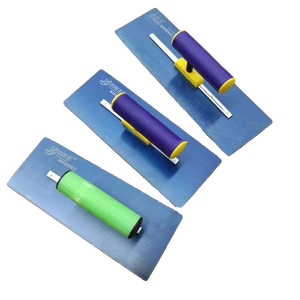 Màu xanh thép không gỉ nailless trowel Putty <span class=keywords><strong>scraper</strong></span> Spatula công cụ DIY squared thép không gỉ nhựa lưỡi dao hàng loạt dao cho thạch cao - Product Image 1