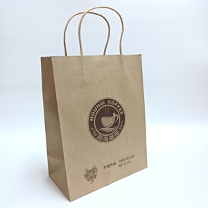 Bolsa de Papel Kraft para Comida para Llevar, Ecológica, Color Marrón, con Logotipo Personalizado al por Mayor, Producto de Primera Categoría SP522 - Product Image 5