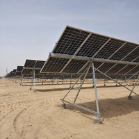 Rail de montage solaire photovoltaïque en aluminium de haute qualité, rails de panneaux solaires, support de montage 10 kW, système de montage sur toit métallique mini-rail 10 kW