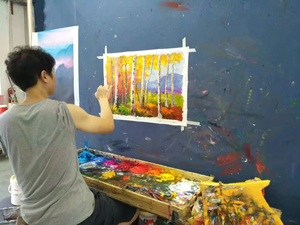 Pinturas de Arte Antiguo famoso con Marco: pintura al óleo clásica de Narciso masculino de Michelangelo Merisi Da Caravaggio - Product Image 6