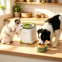 Robot culinaire automatique étanche pour aliments pour chiens et chats avec écran LCD, capacité de 2,5 L, fonction de déshydratation, conception inodore, 100-240 V