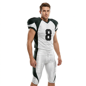 Uniforme de Fútbol Americano Unisex, Resistente y Transpirable, con Estampado Digital, 100% Poliéster, Anti-UV, para Juegos en Interiores y Exteriores - Product Image 1