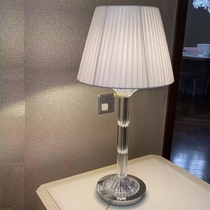 <span class=keywords><strong>Lampe</strong></span> <span class=keywords><strong>de</strong></span> bureau française Mille Nuits Premier, éclairage <span class=keywords><strong>de</strong></span> table en cristal, ampoule LED, abat-jour en lin, E12/E14, protection des yeux, design moderne, pour bureau - Product Image 4
