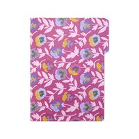 Dossiers à motifs floraux, dossier décoratif A4 avec languette, dossier de rangement pour documents de bureau à imprimé floral coloré