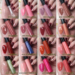Plump Arrival Vegan Lip Gloss Tube in Hot Colors with Custom Logo Custom Lip Gloss Luxury 5G Liquid Paper Box Mineral <b>Nude</b> MSDS - Product Image 2