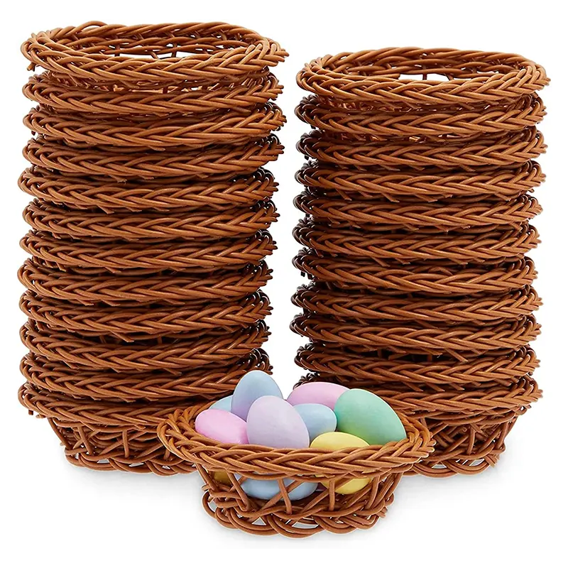 Eco-friendly plastic easter egg baskets easter egg bunny basket easter egg baskets