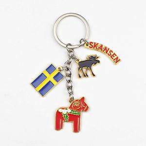 Llavero de Metal Esmaltado con Diseño Vikingo de Noruega y Dinamarca, Personalizado de Fábrica - Product Image 5
