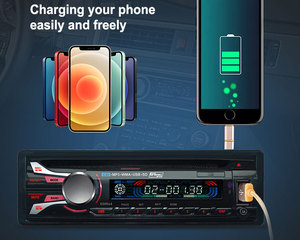 Bán hàng nóng Xe Video MP3 FM Đài phát thanh CD MP3 Player với chức năng cho 1 DIN 2 DIN Stereo Receiver <span class=keywords><strong>LED</strong></span> hiển thị cho xe MP3 Máy nghe nhạc - Product Image 2