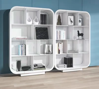 Table en L blanche et noire, mobilier de bureau commercial, bureau de direction simple, tables de direction