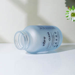 زجاجة مكملات غذائية زجاجية معتمة سعة 200 مل مع غطاء من الخيزران، زجاجة فارغة بشعار مخصص للمكملات الغذائية والحبوب والكبسولات - Product Image 3