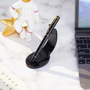 Expositor de Escritorio Multifuncional de Acrílico Moderno Personalizado de Fábrica, Soporte para Bolígrafos con <span class=keywords><strong>2</strong></span> Estantes y Laminado Brillante para Oficinas - Product Image 5