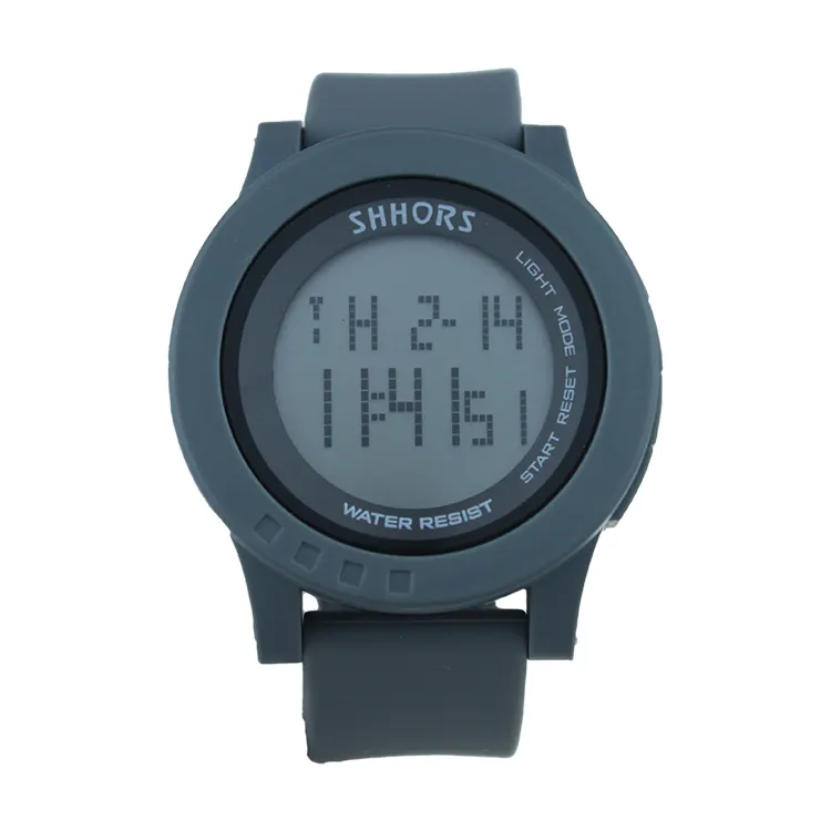 Large dial sports digital watch glow-in-the-dark waterproof chronograph alarm clock casual watch