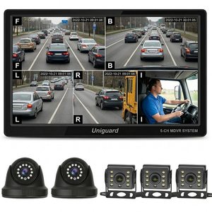 Caméra embarquée IA DT05 avec système de sécurité active ADAS DMS BSD, surveillance de la fatigue du conducteur, caméra anti-collision pour flotte de camions - Product Image 1