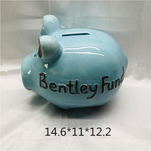 Nuevo diseño de cerámica en forma de cerdo hucha creativa de porcelana cerdo dinero monedas cajas para niños - Product Image 2