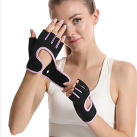 Gants de cyclisme OEM avec poignées respirantes, demi-doigts, pour musculation, entraînement en salle de sport, sport et yoga