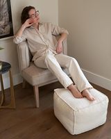 Pouf carré antidérapant, repose-pieds ottoman, fauteuil pouf, coussin de compression sous vide pour appartement ou hôtel
