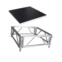 Scène modulaire de haute qualité pour événements, scène élégante en aluminium portable pour concerts en plein air