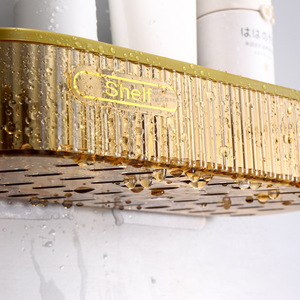 Étagère murale tendance et économique pour douche, <span class=keywords><strong>support</strong></span> de rangement pour <span class=keywords><strong>WC</strong></span>, organisateur de shampoing, accessoires de salle de bain - Product Image 5