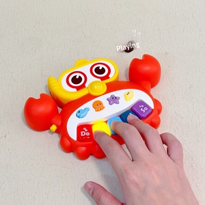 Juguete de Teclado Electrónico con Diseño de Animalitos de Dibujos Animados para Bebés, Juguete Educativo Multifuncional con Luces y Música para Niños Pequeños, de Plástico - Product Image 4