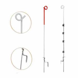 गैल्वेनाइज्ड इलेक्ट्रिक बाड़ पिटेल पोस्ट सुरक्षा के लिए लेपित सतह के साथ जस्ती और मेष बाड़ लगाने के लिए - Product Image 4