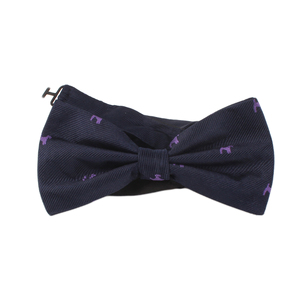 Dacheng 2025 último diseño de seda de dibujos animados perro tejido de sarga Bowknot Casual pajarita - Product Image 4