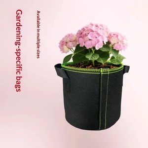 Sac de plantation biodégradable et respirant à bordure verte avec bande adhésive latérale pour la croissance des semis et des jeunes arbres - Product Image 1