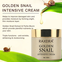 Crème Visage Anti-rides Naturelle à la Bave d'Escargot avec Logo Personnalisé, Hydratante, Marque Privée, Crème Éclaircissante à la Bave d'Escargot pour Soin de la Peau du Visage