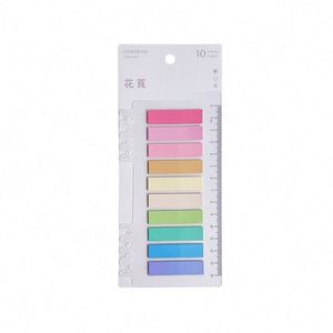 Bloc de Notas Kawaii Estético de 1600 Hojas, Adhesivos Transparentes para Índice, Marcadores, Papelería - Product Image 6