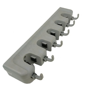 Porte-balai et vadrouille <span class=keywords><strong>mural</strong></span> en plastique ABS robuste porte-outil de nettoyage multifonctionnel - Product Image 3