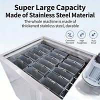 Machine à glaçons automatique industrielle commerciale grande et petite taille pour la fabrication de blocs de glace, congélateur à briques pour entreprises au Nigeria, vendue à Lagos et en Zambie
