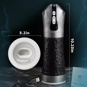 Jouets sexuels oraux vibrant à succion et compression pour gorge profonde, stimulateurs automatiques mains libres pour hommes, godets masturbateurs pour hommes - Product Image 6